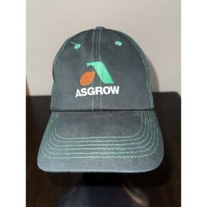 Vintage K-Products Asgrow Farm Seed AG Trucker Hat Strapback Cap Made in USA